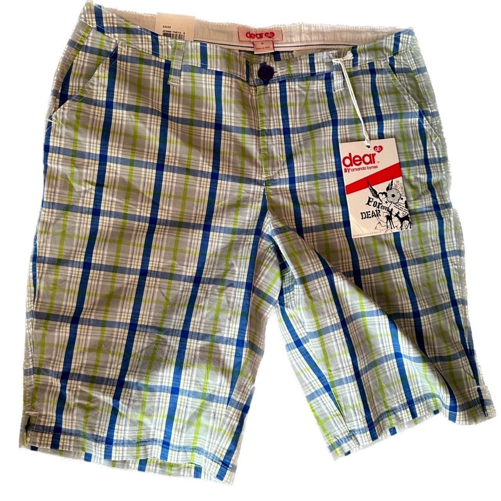 Plaid Y2k beach vibes shorts